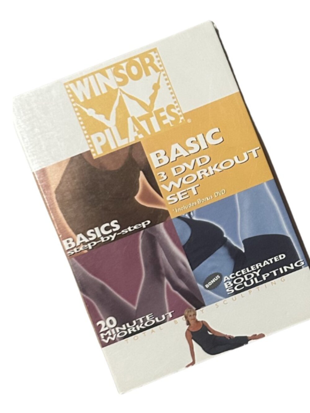 5/$5 Winsor Pilates Basic 3 DVD Workout Set Featuring Mari Winsor